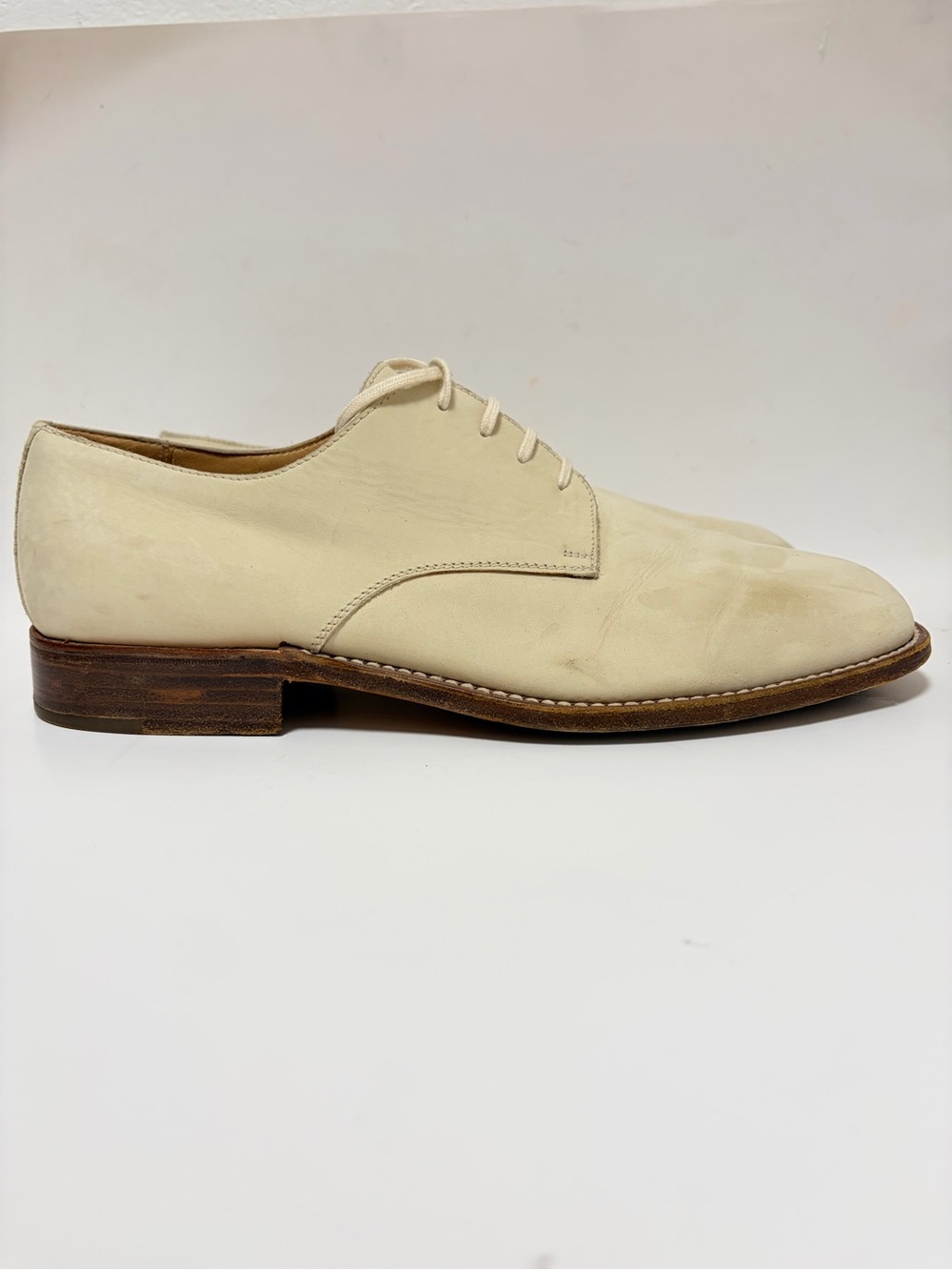 Gravati Cream Leather Oxfords 9.5M
